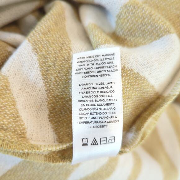 Scoop NYC Gold White Zebra Print Wool Blend Shacket Size XL - Picture 12 of 12